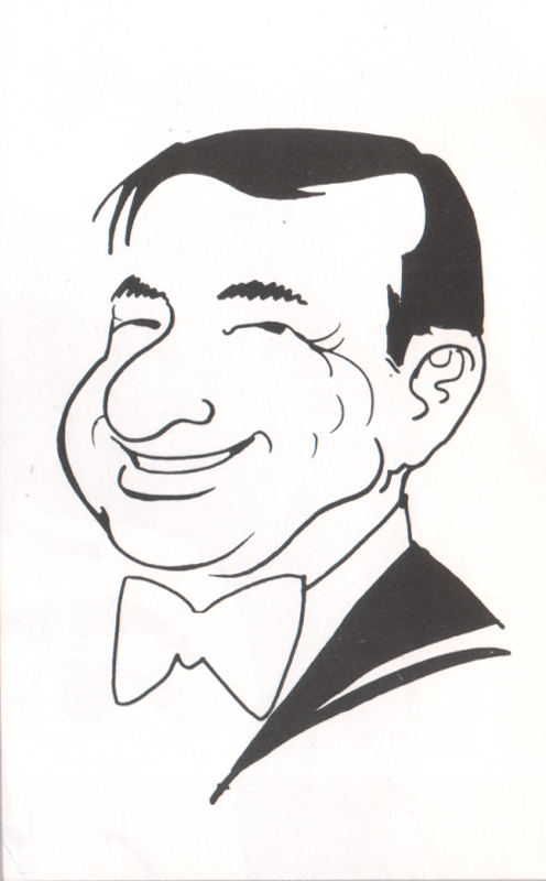 Caricature carefully designed and drawn from a photo