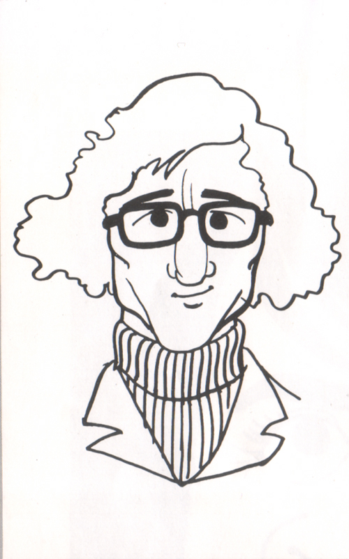 Caricature carefully designed and drawn from a photo