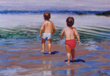 Boys at the Beach