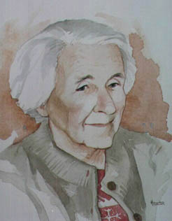 Older Woman With White Hair